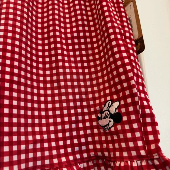 Albion Fit Minnie M Dri fit Red Gingham Women's Shorts New with Tags - Picture 2 of 2